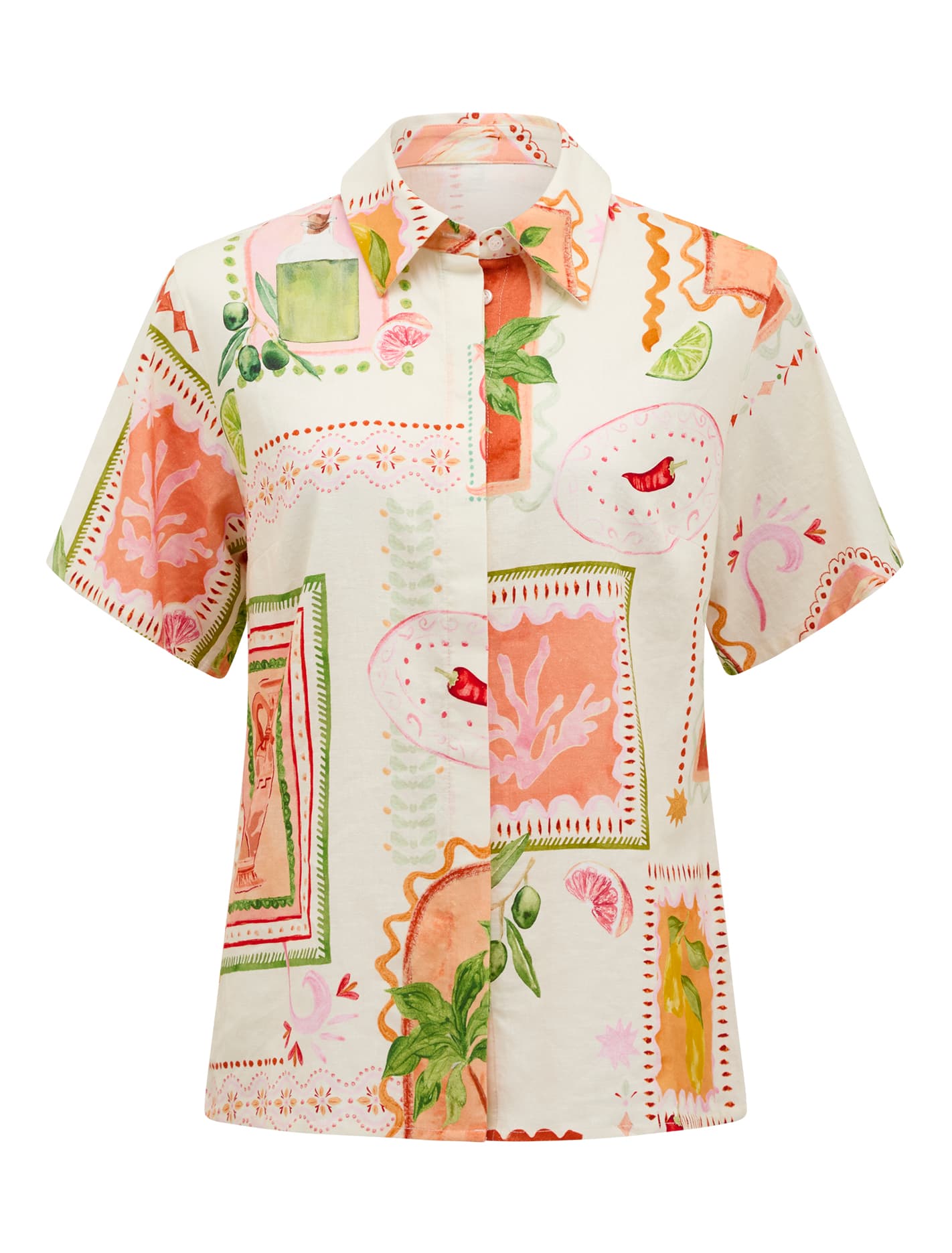 Ola Oversized Shirt Almada Co-ord_mannequin