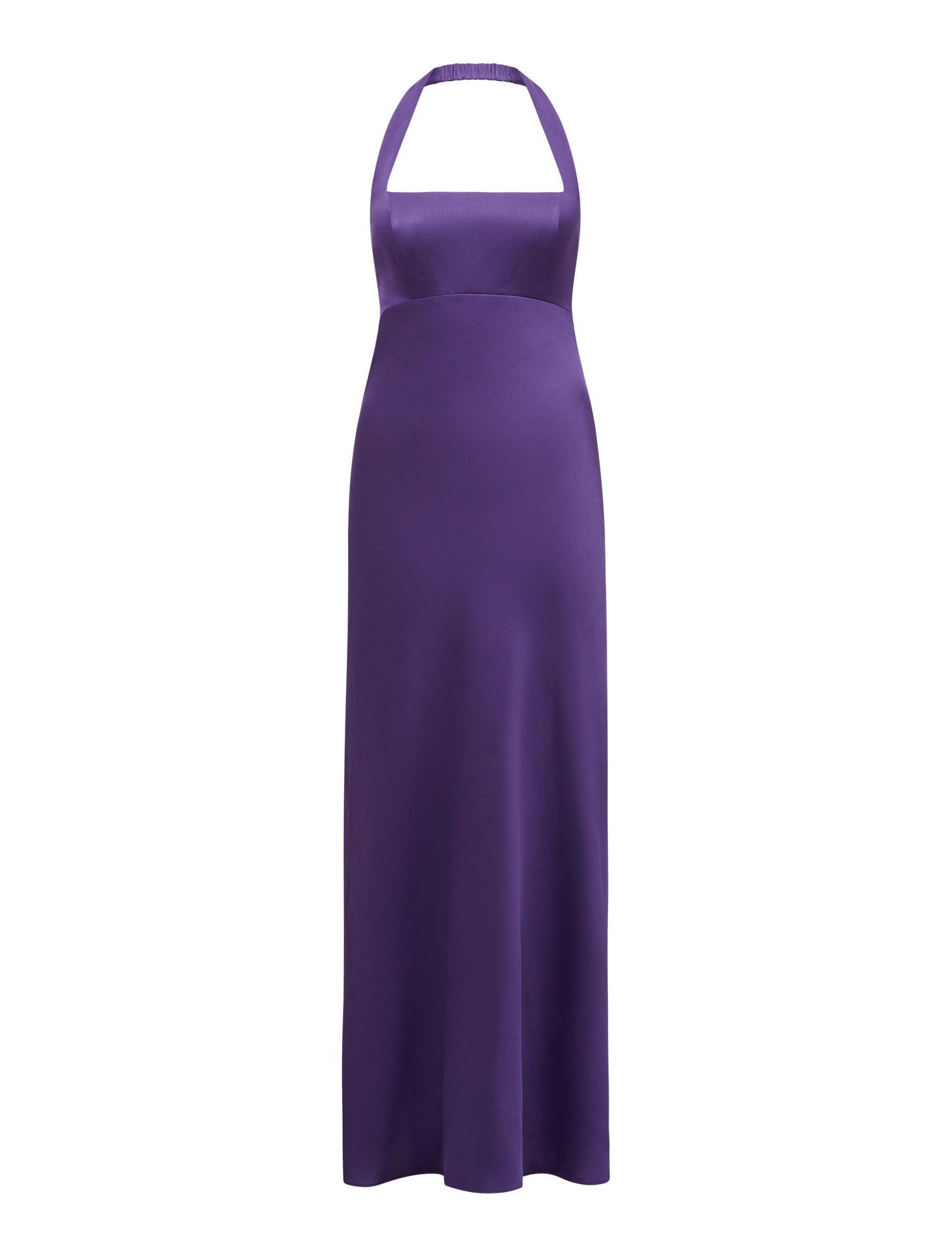 April Open Back Satin Maxi Dress Royal Purple_mannequin