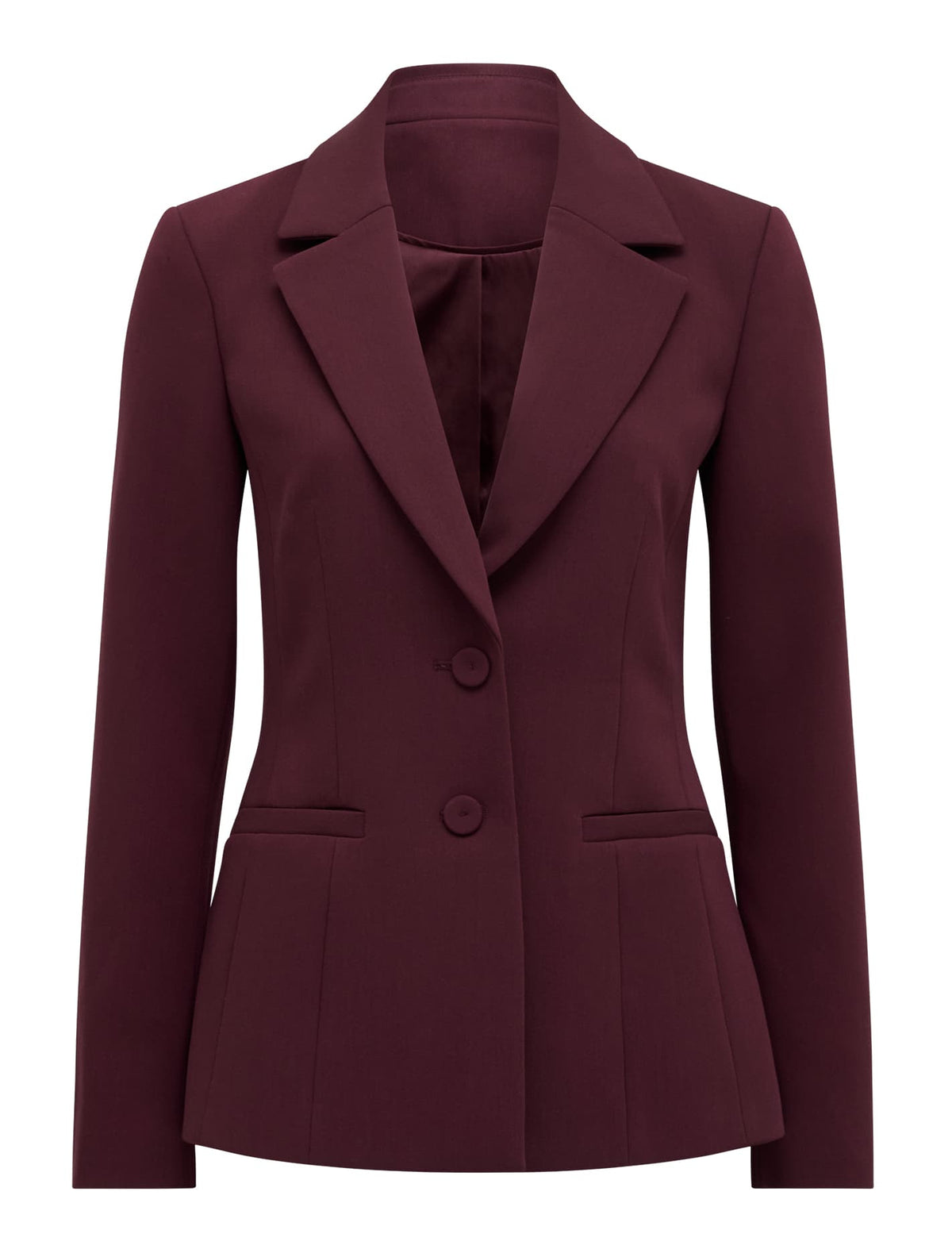 Lee Peplum Blazer Cherry Lacquer Suit_mannequin