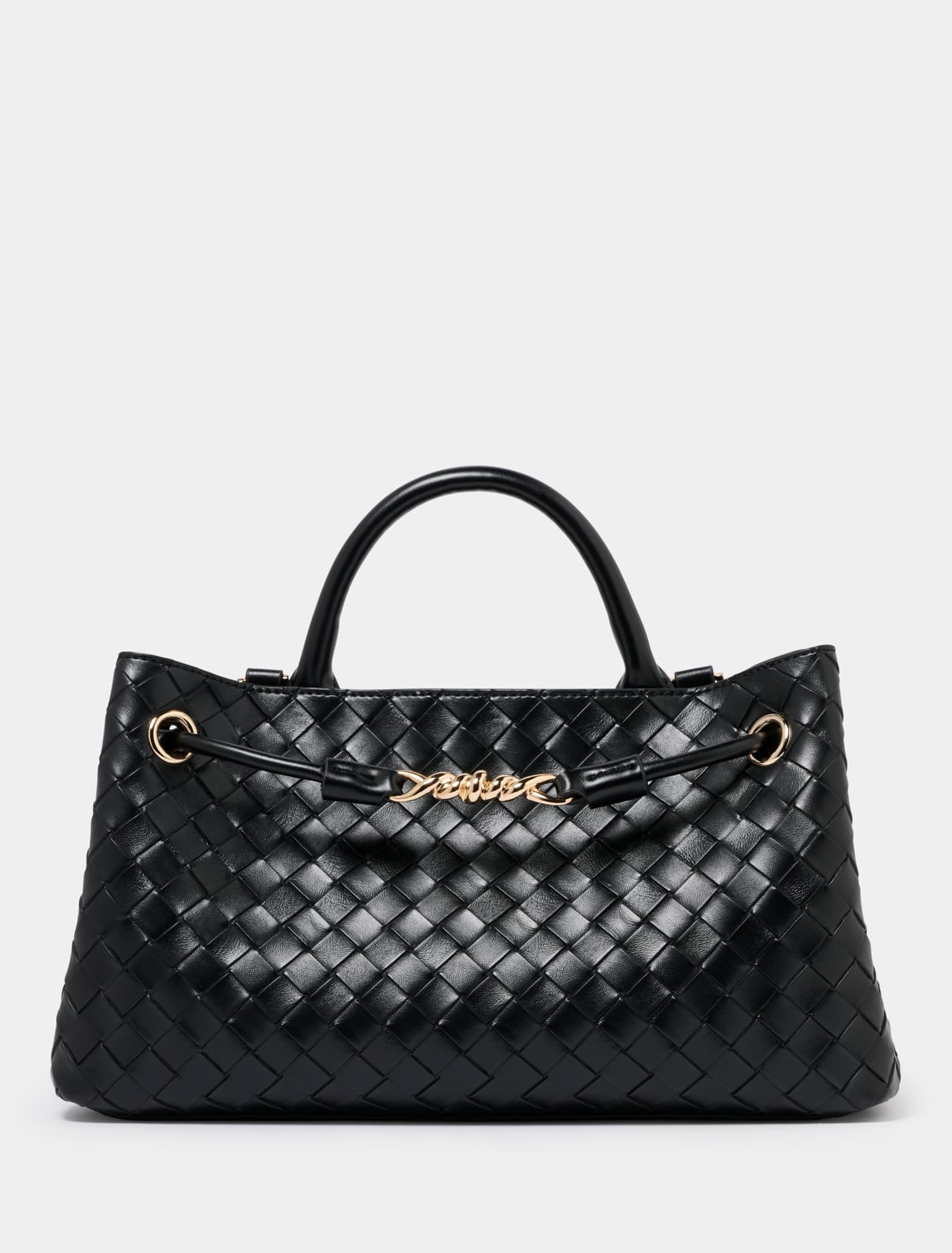 Winslow Weave East West Tote Black_mannequin