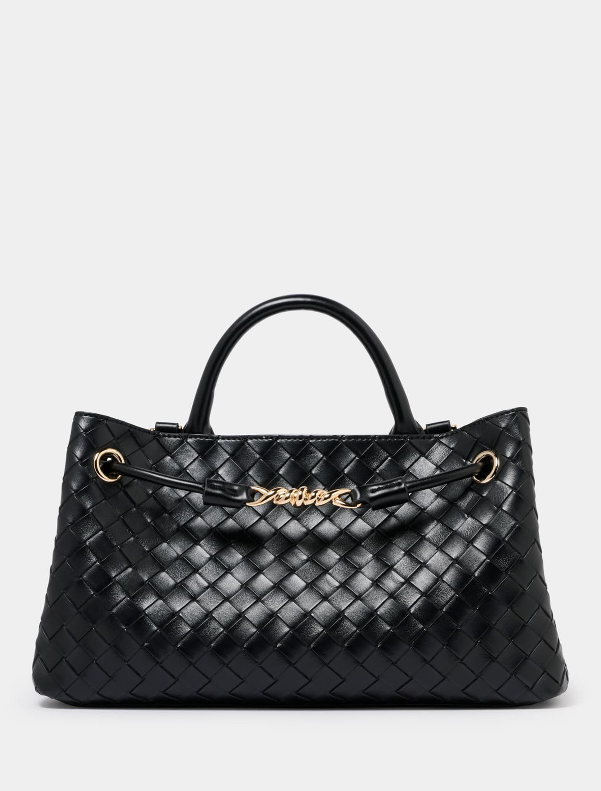 Winslow Weave East West Tote Black_mannequin