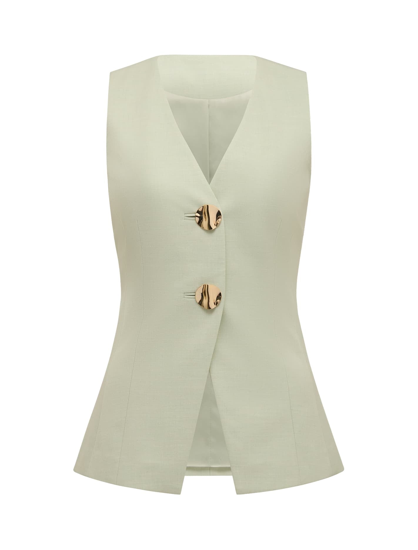 Veda Long Waistcoat Peppermint Suit_mannequin
