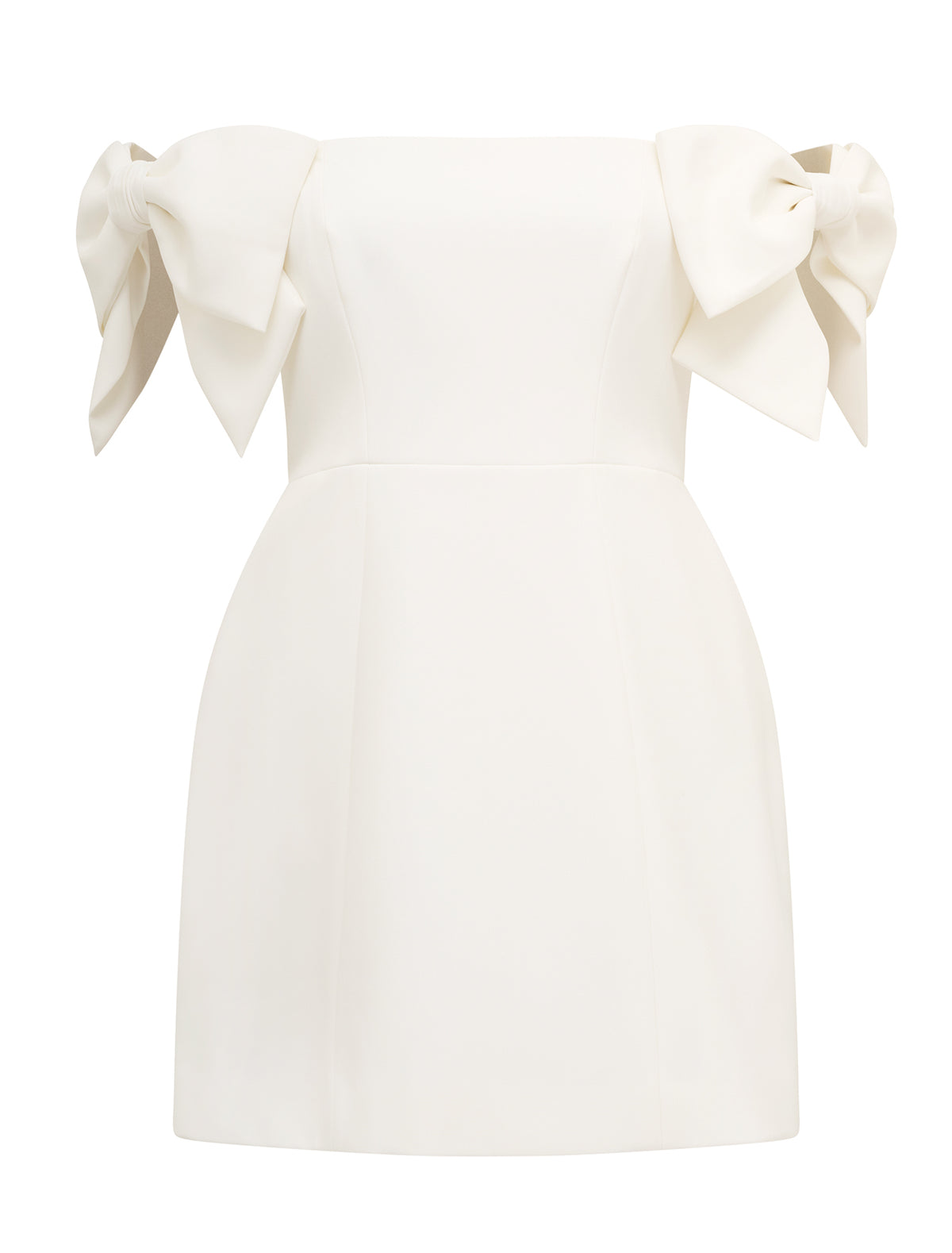 Adalyn Petite Mini Bow Dress Porcelain_mannequin