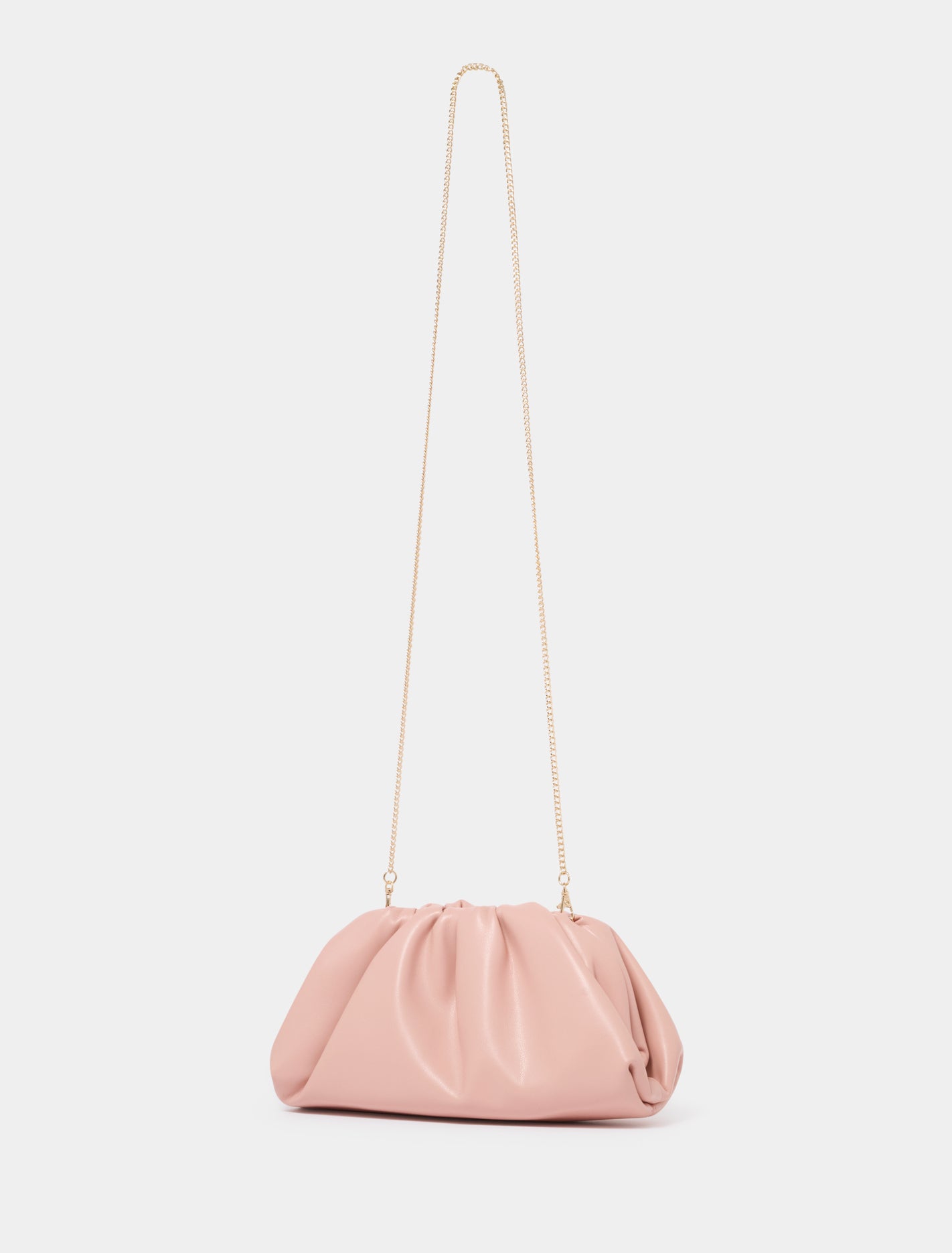 Zayla Soft Clutch Pink_mannequin