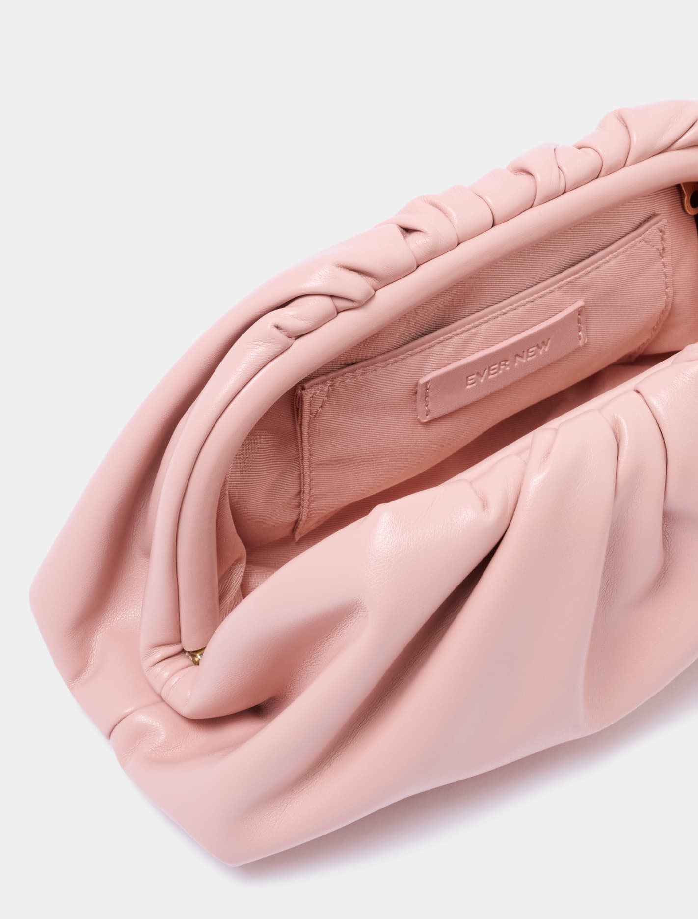 Zayla Soft Clutch Pink_mannequin