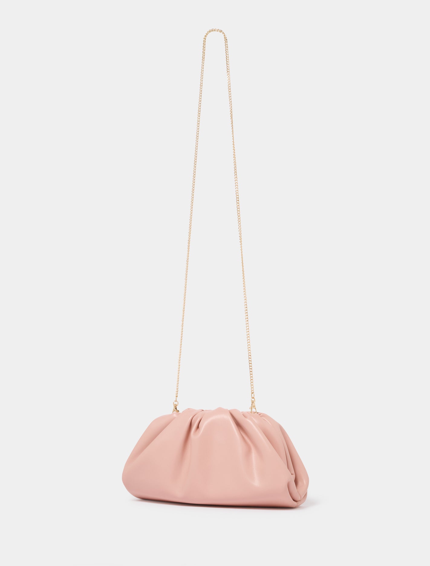 Zayla Soft Clutch Pink_mannequin