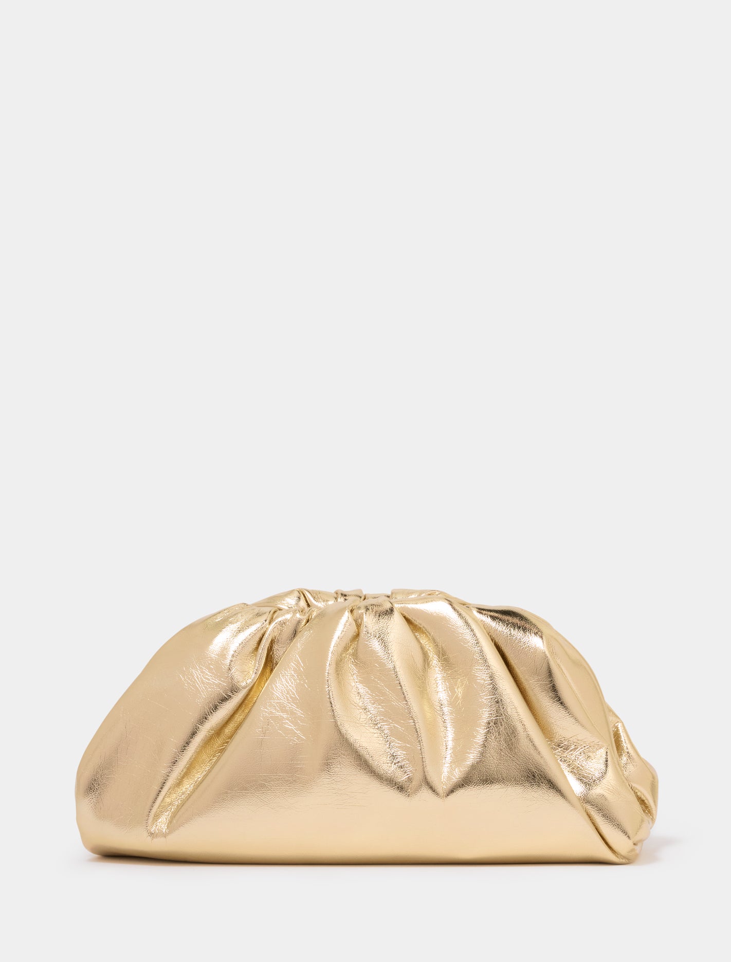 Zayla Soft Clutch Gold_mannequin