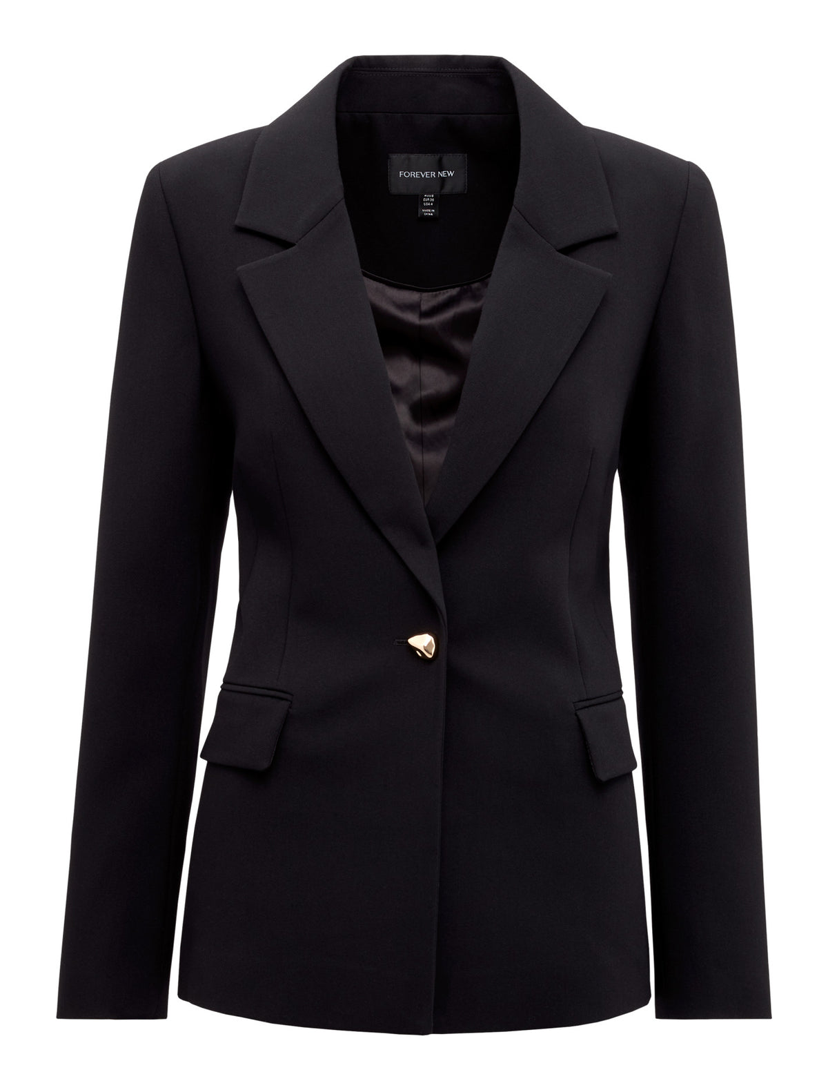 Victoria Single Breasted Blazer Black_mannequin