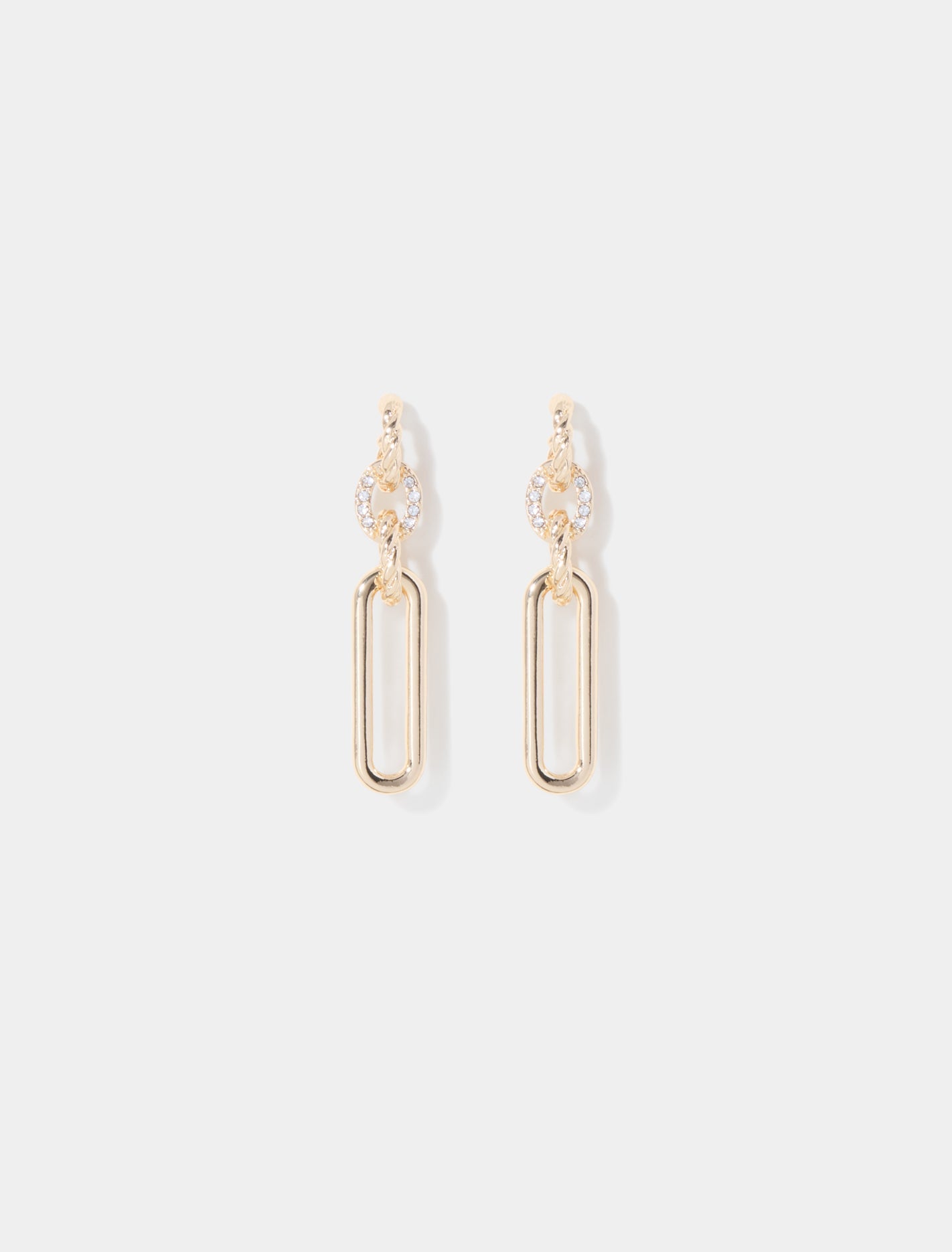 Zuri Oval Earring Gold_mannequin