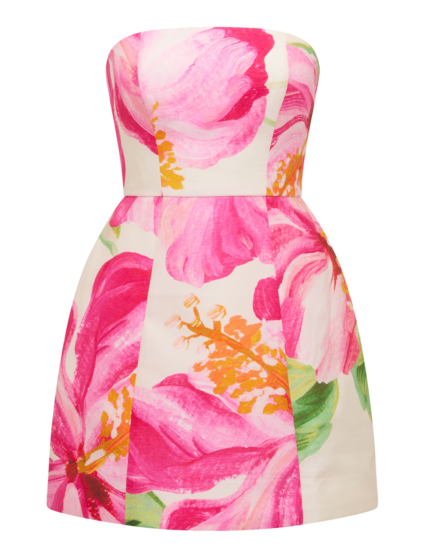 Aisling Strapless Mini Dress Cora Tropical_mannequin
