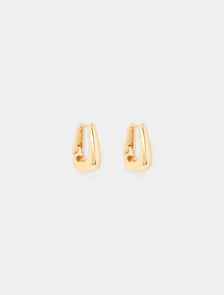 Catherine Hinge Earrings Gold Plated_mannequin