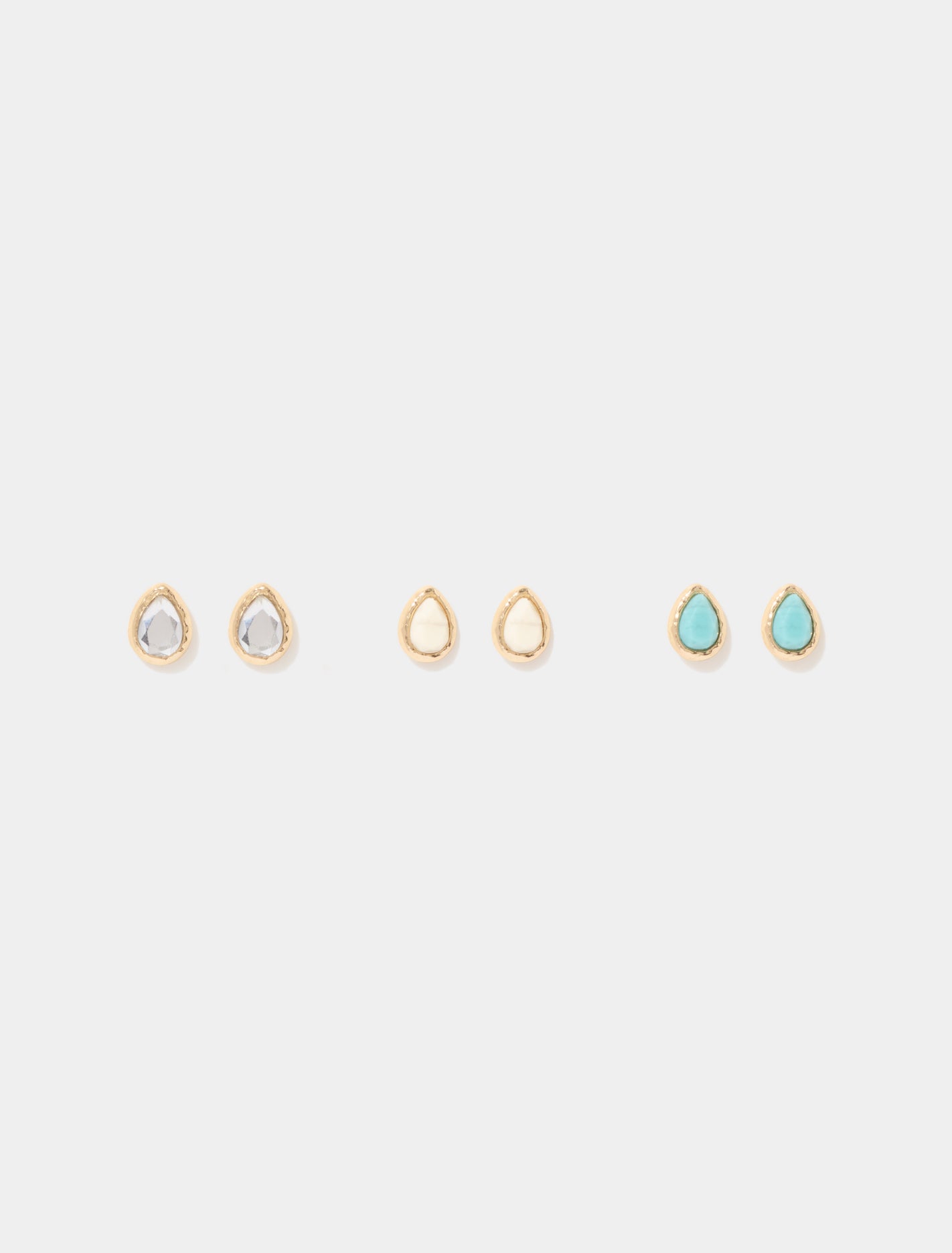 Mini Teardrop Multi Pack Earrings_mannequin