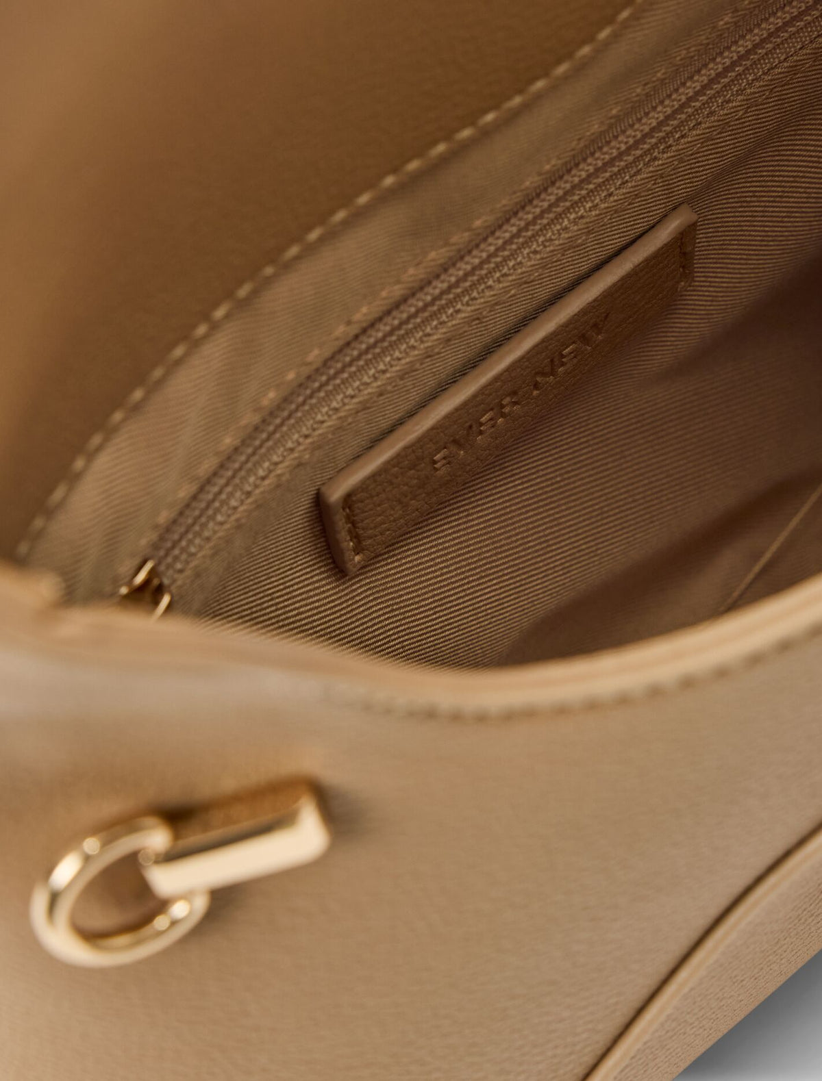 Ashley Envelope Clutch Camel_mannequin