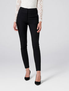 Georgia High-Waist Full Length Pants Black