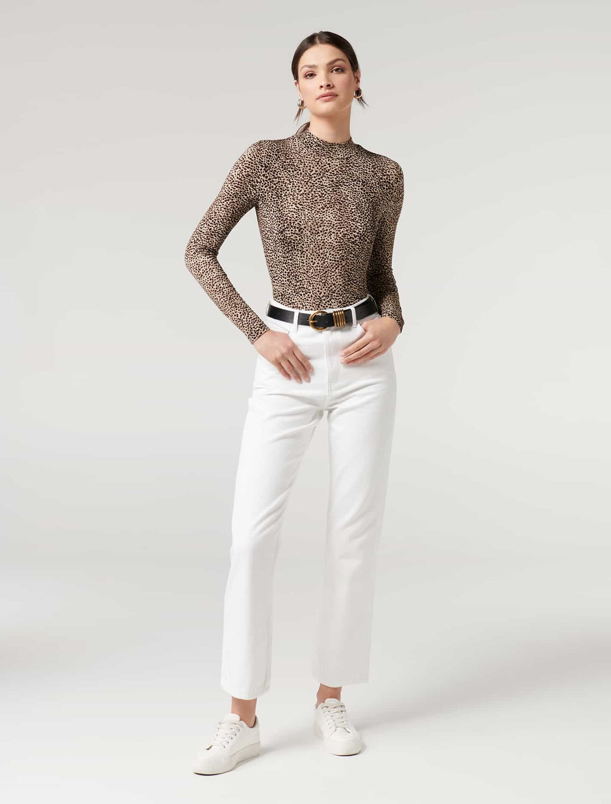 Samera Long-Sleeve Top Micro Animal