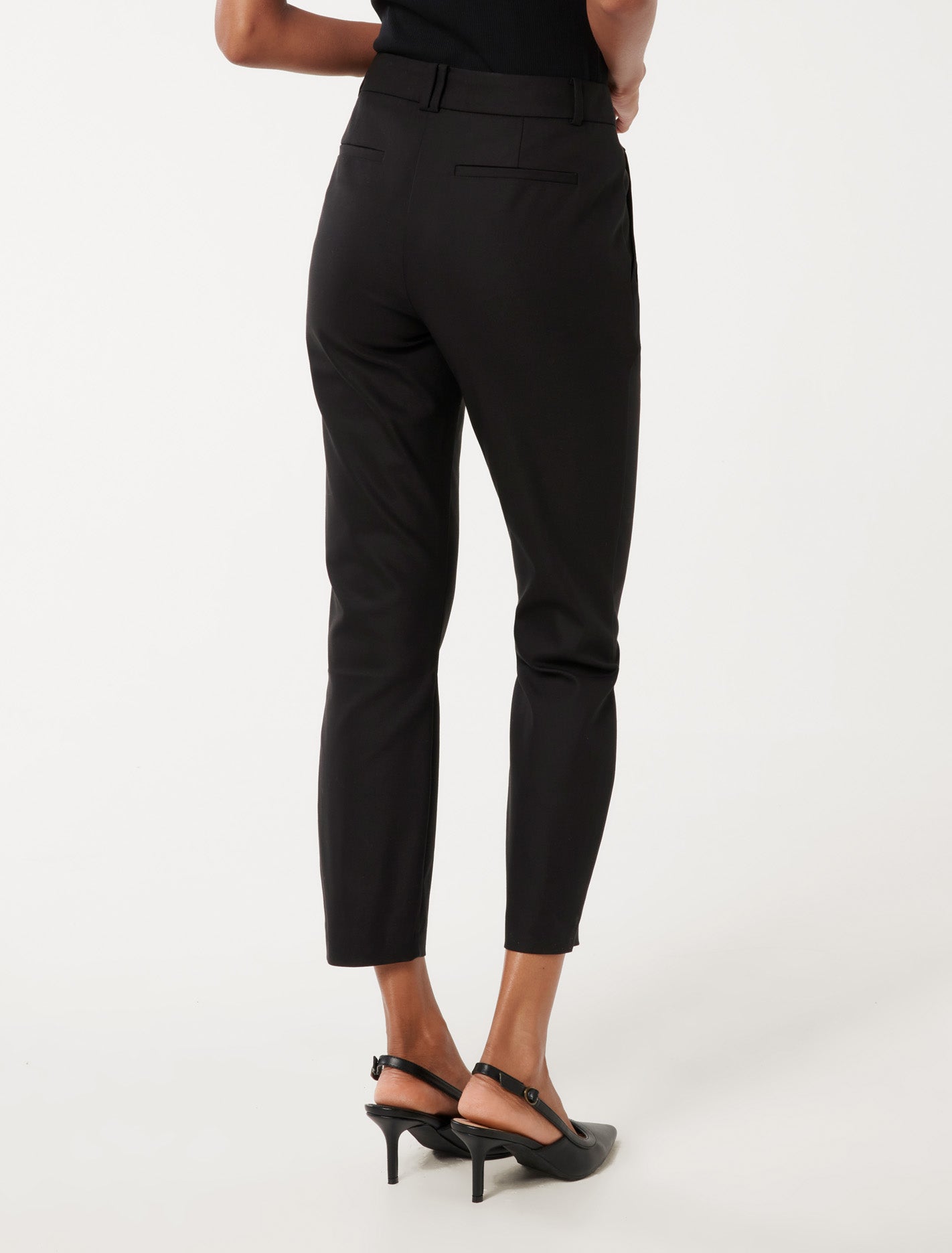 Mindy petite 7/8 slim pants Black