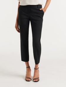 Mindy Petite 7/8th Slim Pants Black