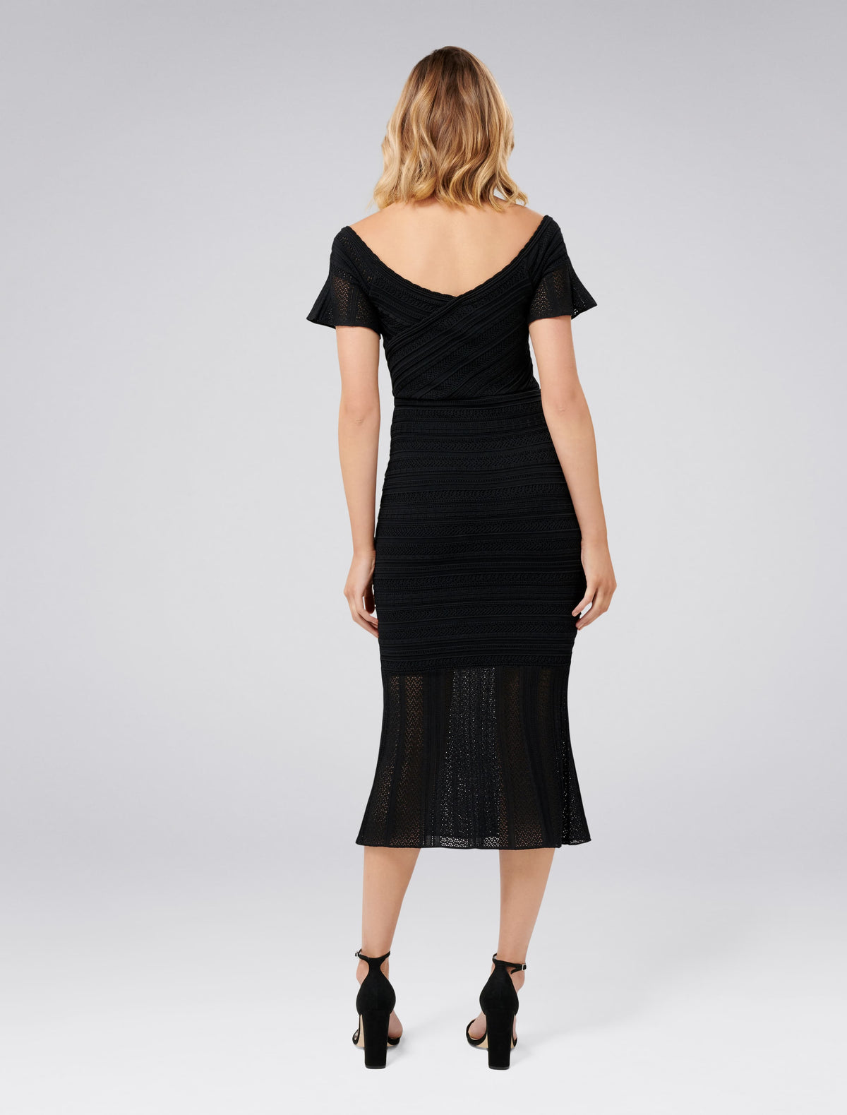 Dana Pretty Stitch Dress Black