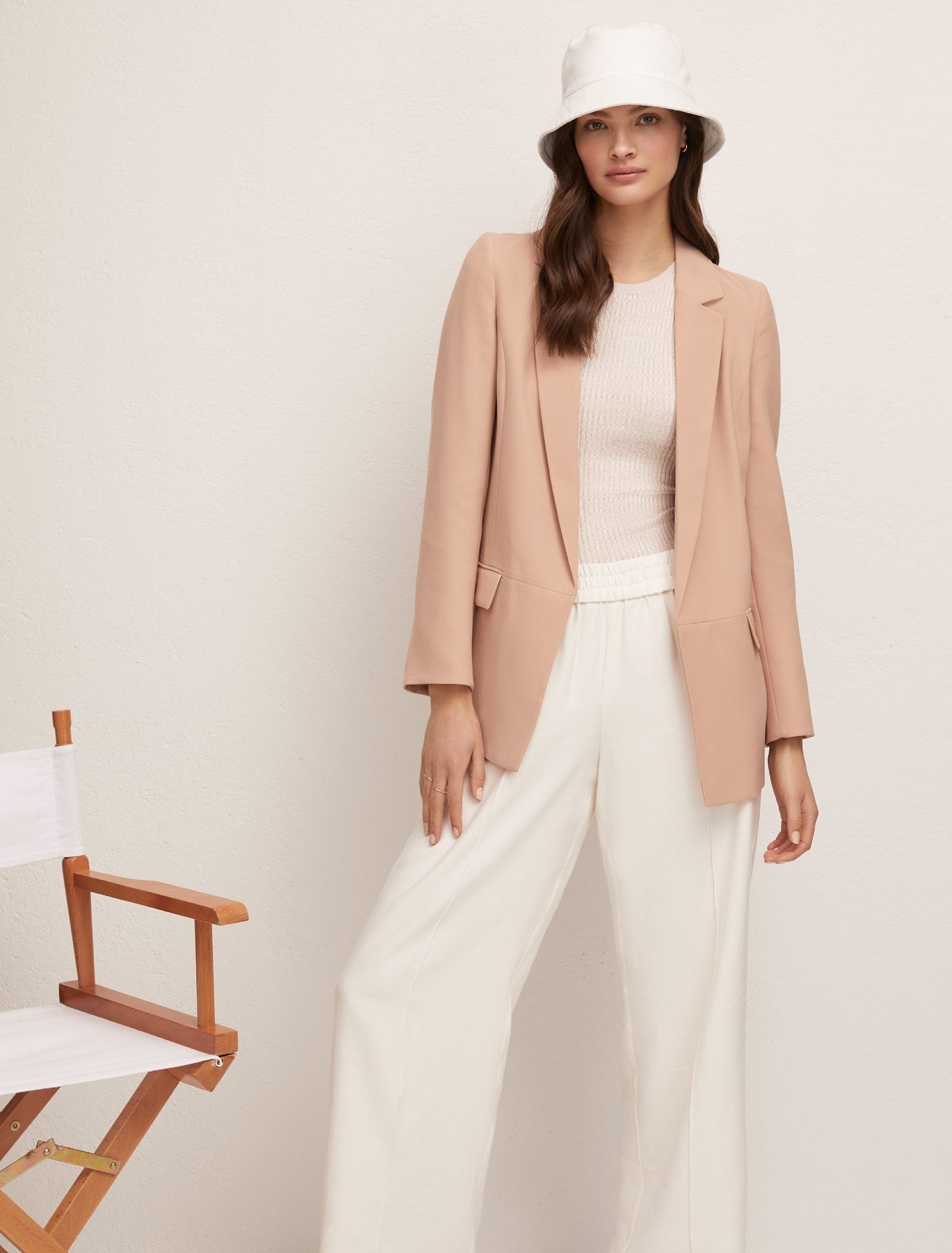 Ava Boyfriend Blazer Camel