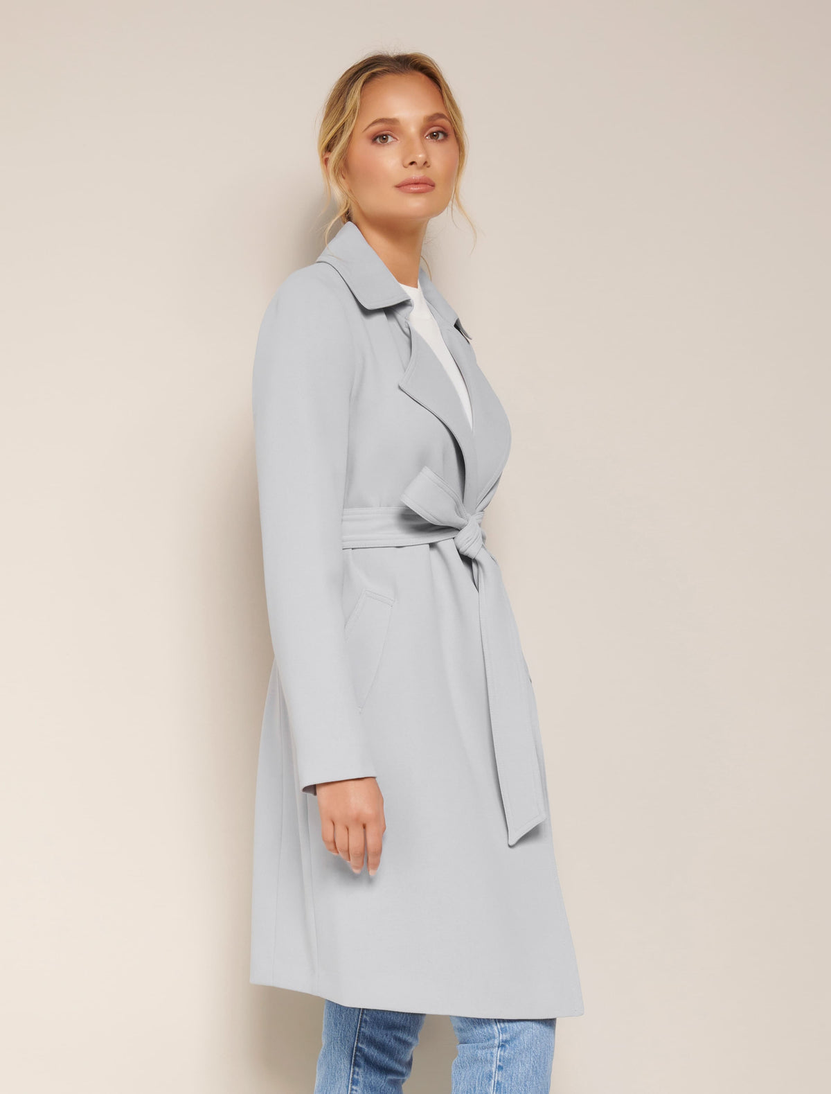 Mona Trench Coat Blue