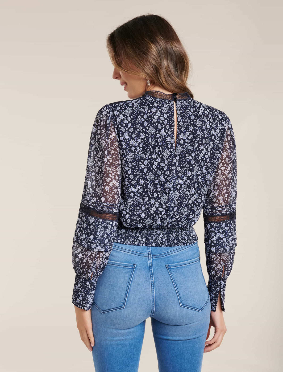 Norah Pintuck Ditsy Blouse Climbing Speckled Ditsy