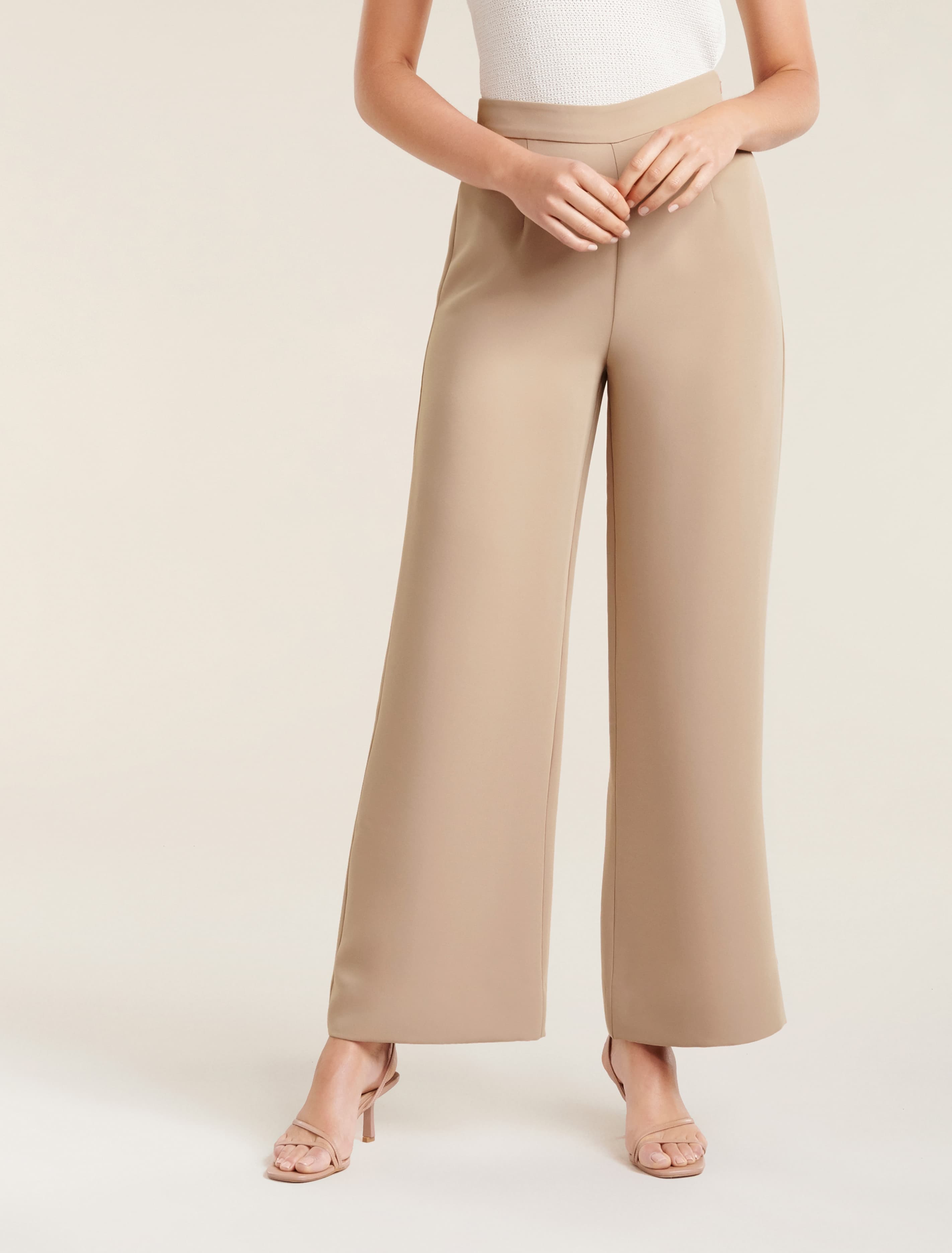 Elle Wide Leg Pant Camel
