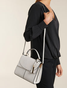 Pippa Multi-Flap Top Handle Grey