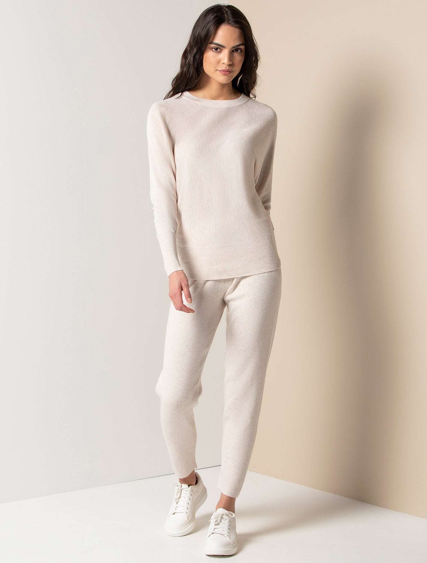 Jocelyn Batwing Jumper Buff Beige