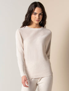 Jocelyn Batwing Jumper Buff Beige