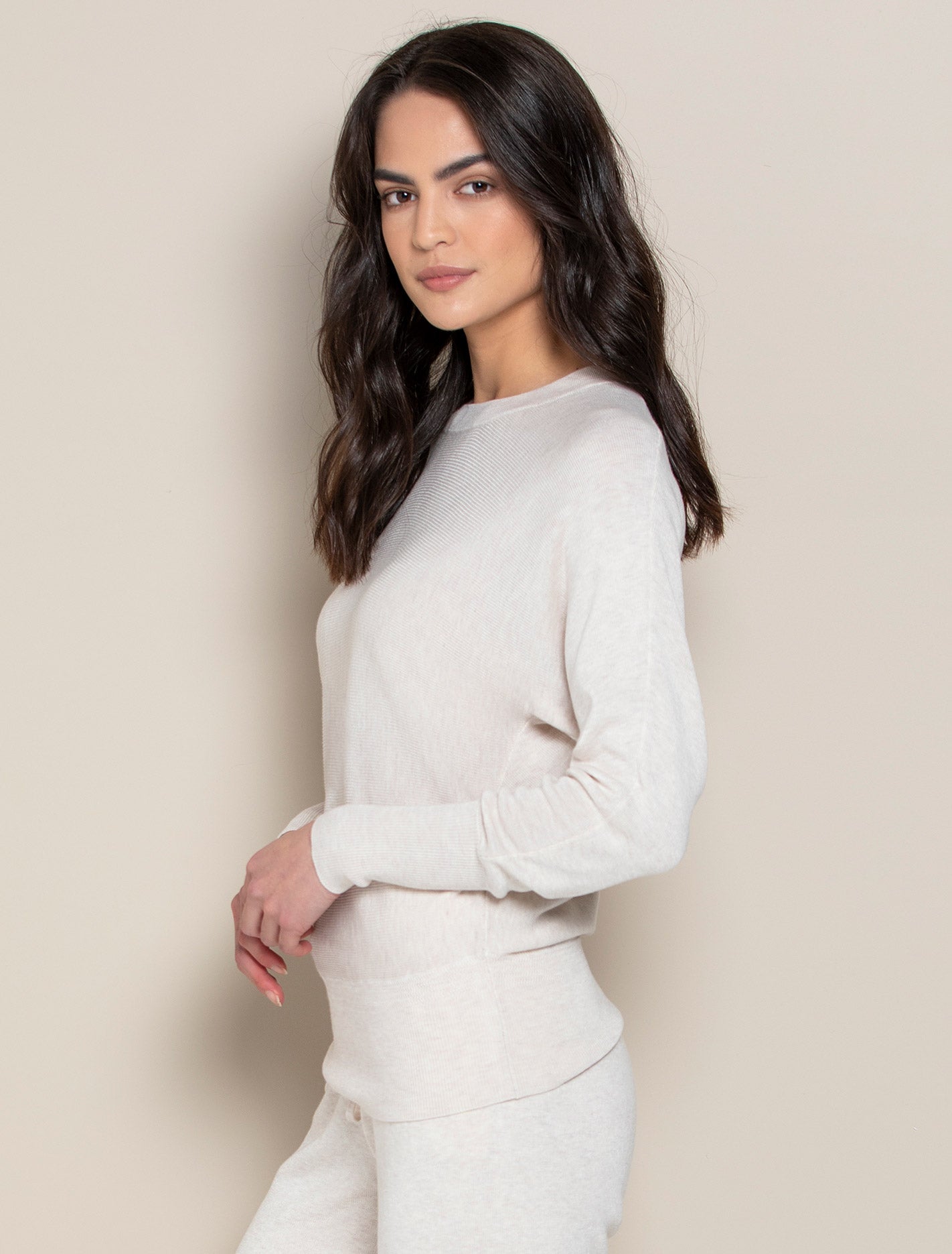 Jocelyn Batwing Jumper Buff Beige