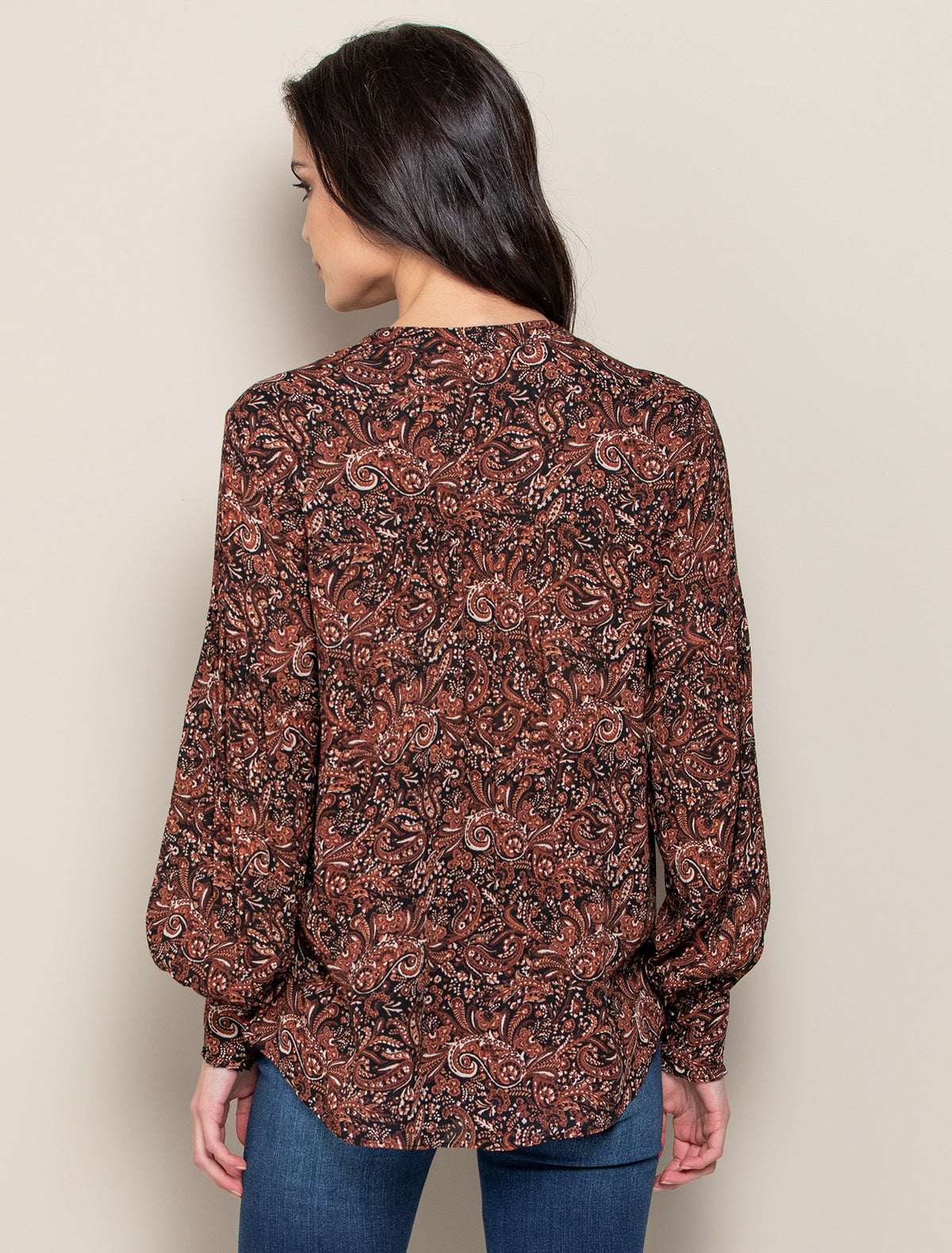 Ash boho paisley blouse Folk Paisley