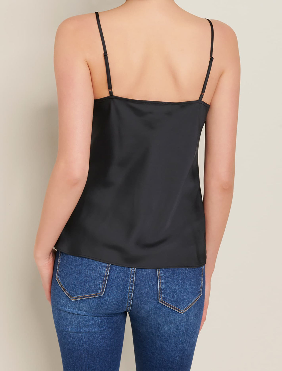 Alexa Cowl Neck Cami Black