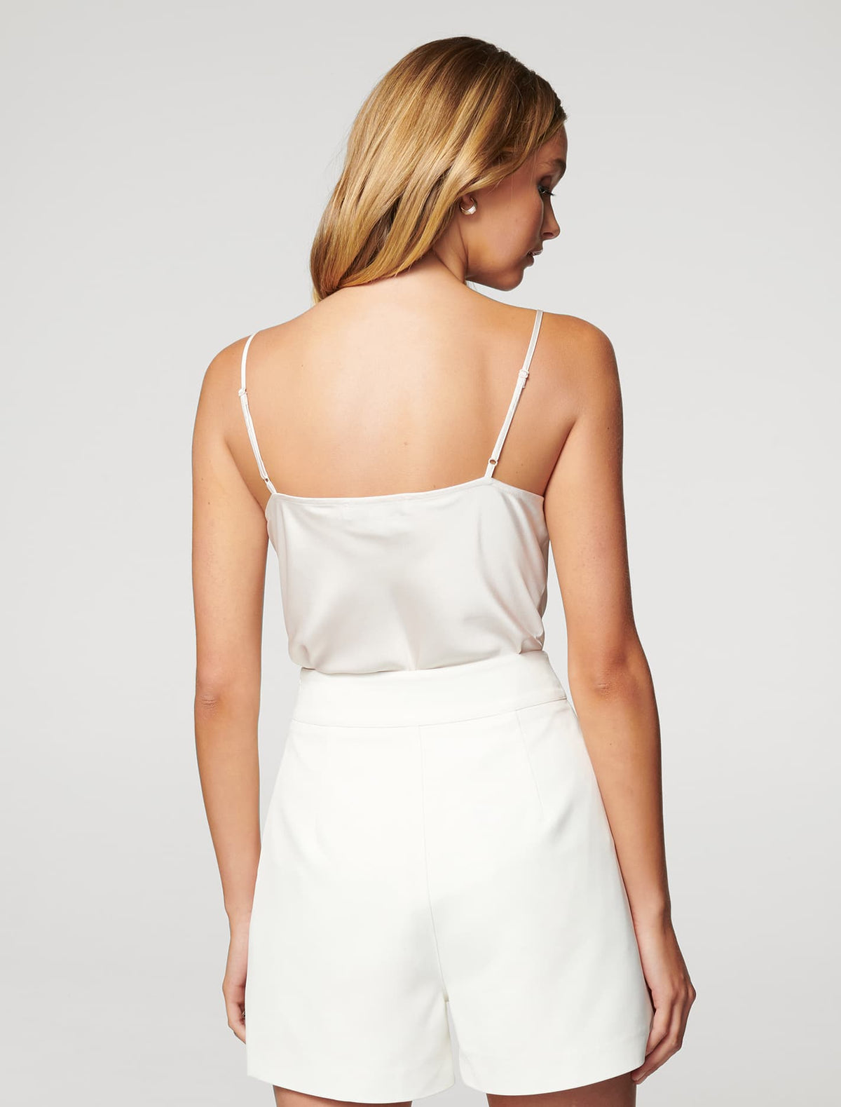 Alexa Cowl Neck Cami Bone