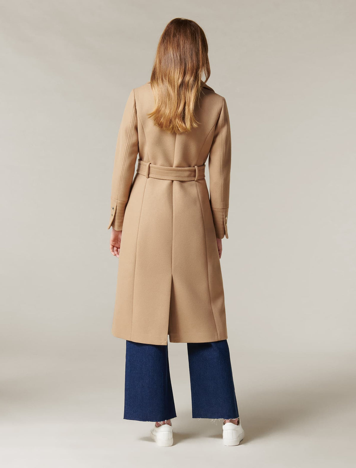 Bambie wrap coat Camel