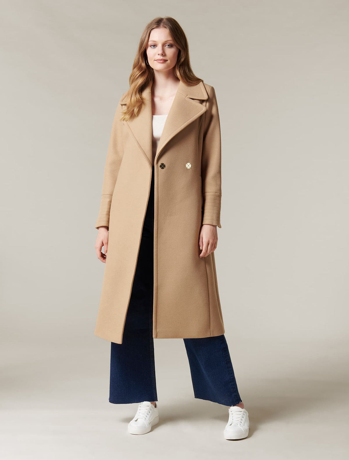 Bambie wrap coat Camel