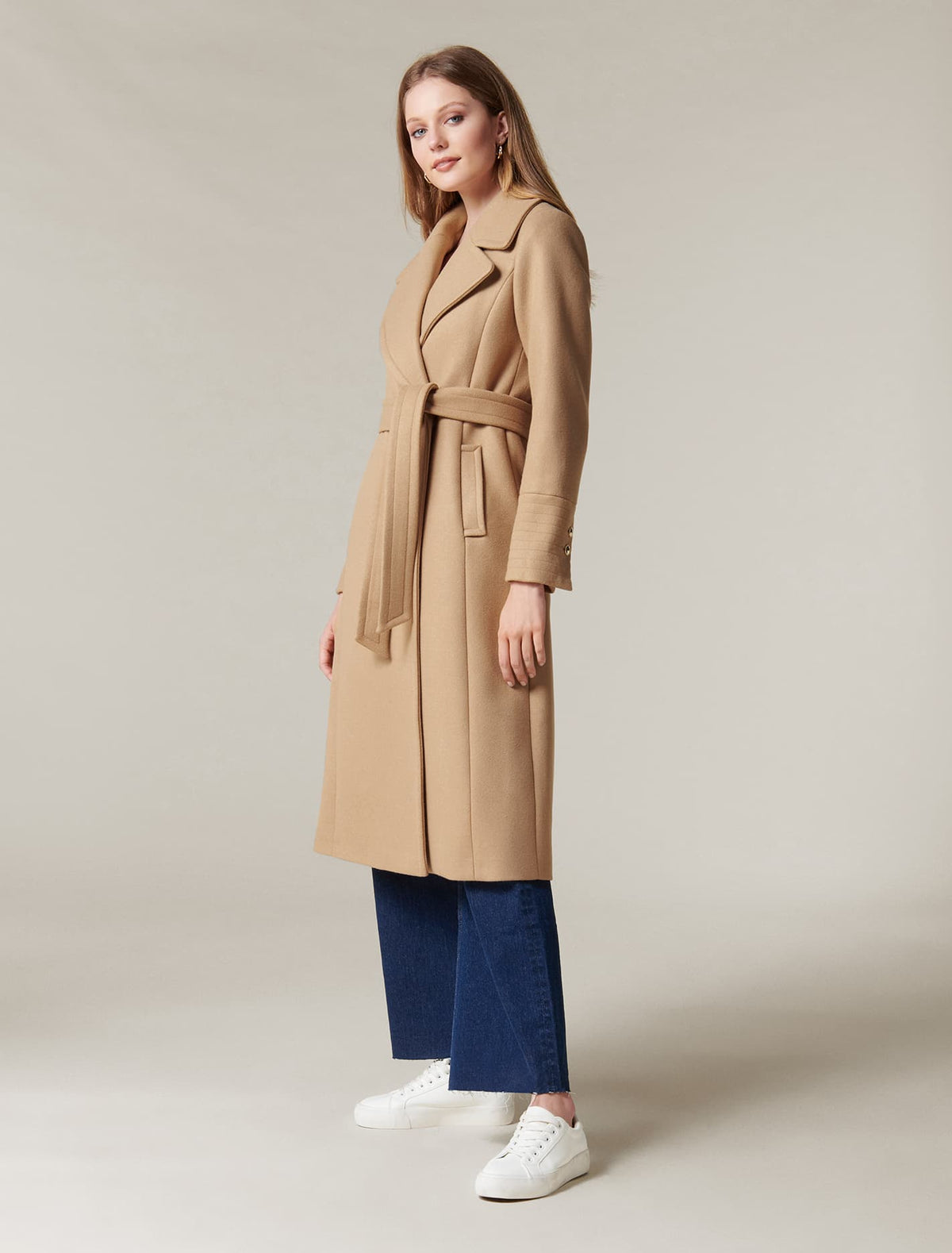 Bambie wrap coat Camel