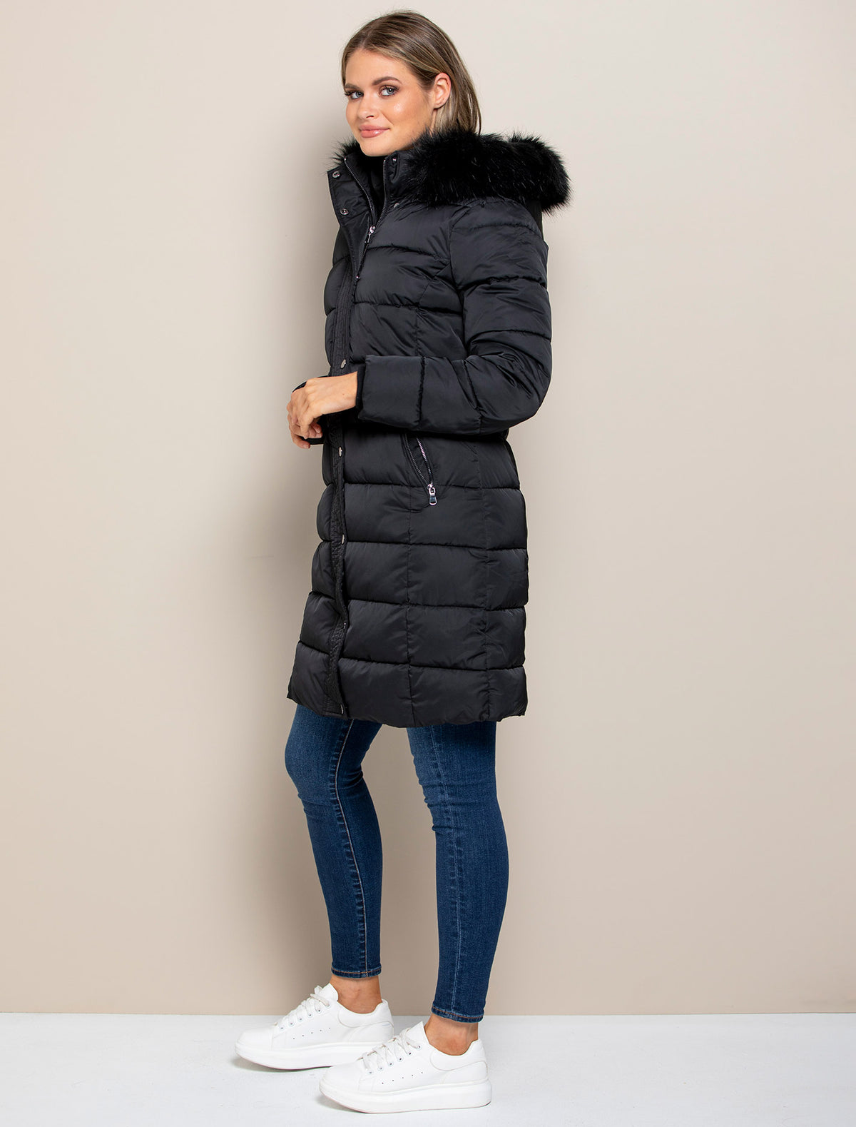 Darren Puffer Jacket Black