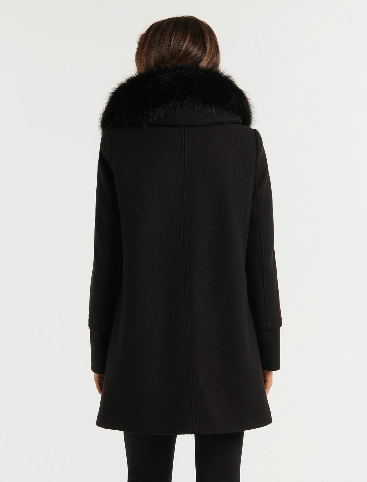 Trish Duffle Coat Black