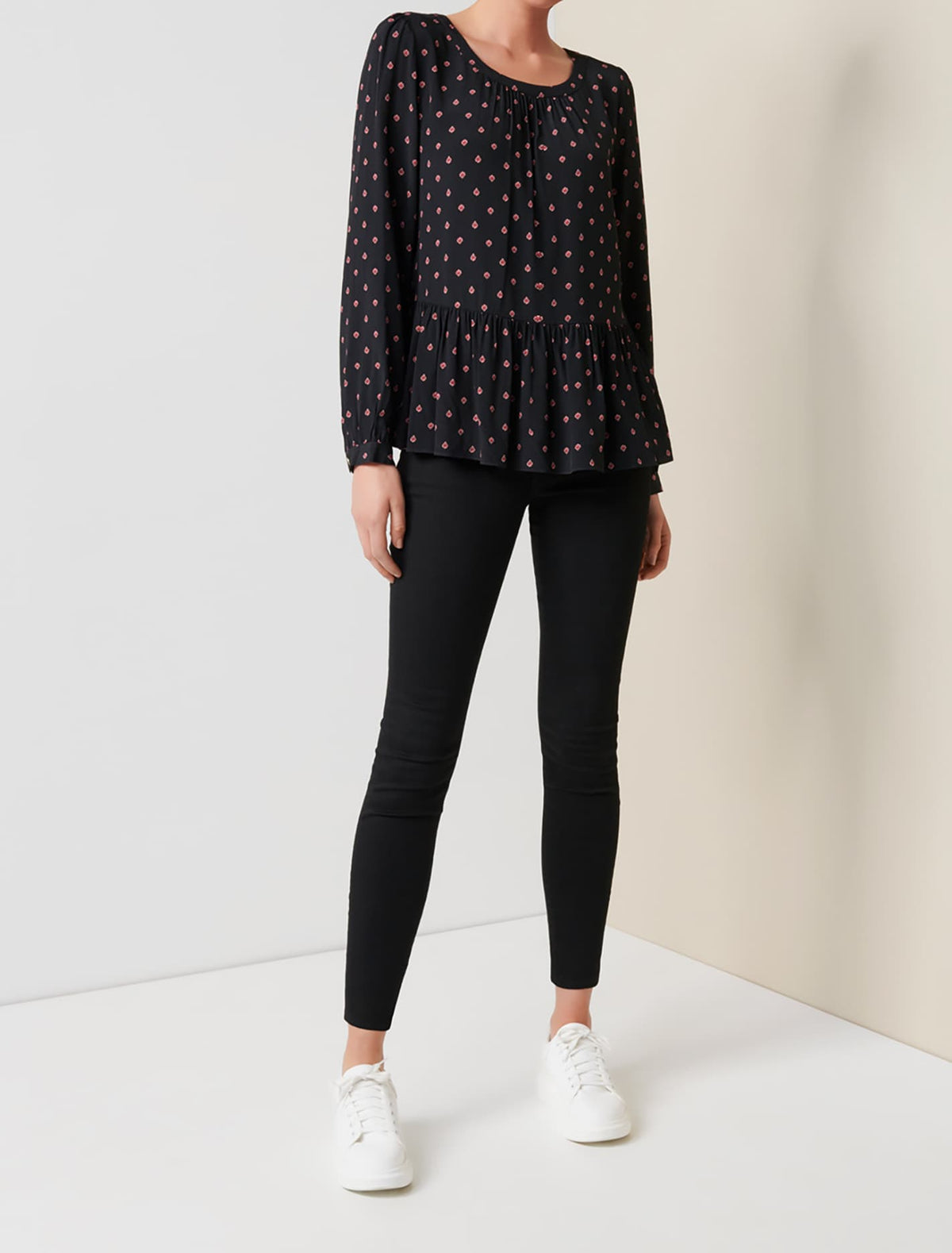 Jody Smock Blouse Majorelle Ditsy