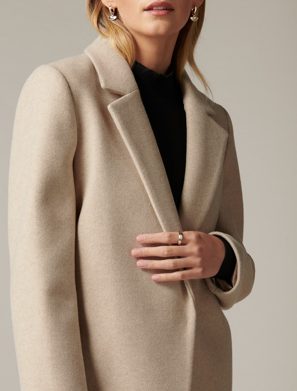 Kiana SB Coatigan Soft Camel