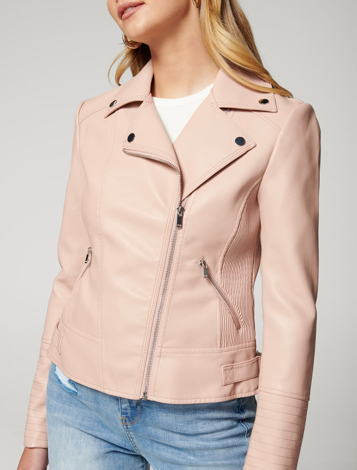 Bobbie Fitted biker Soft Romance
