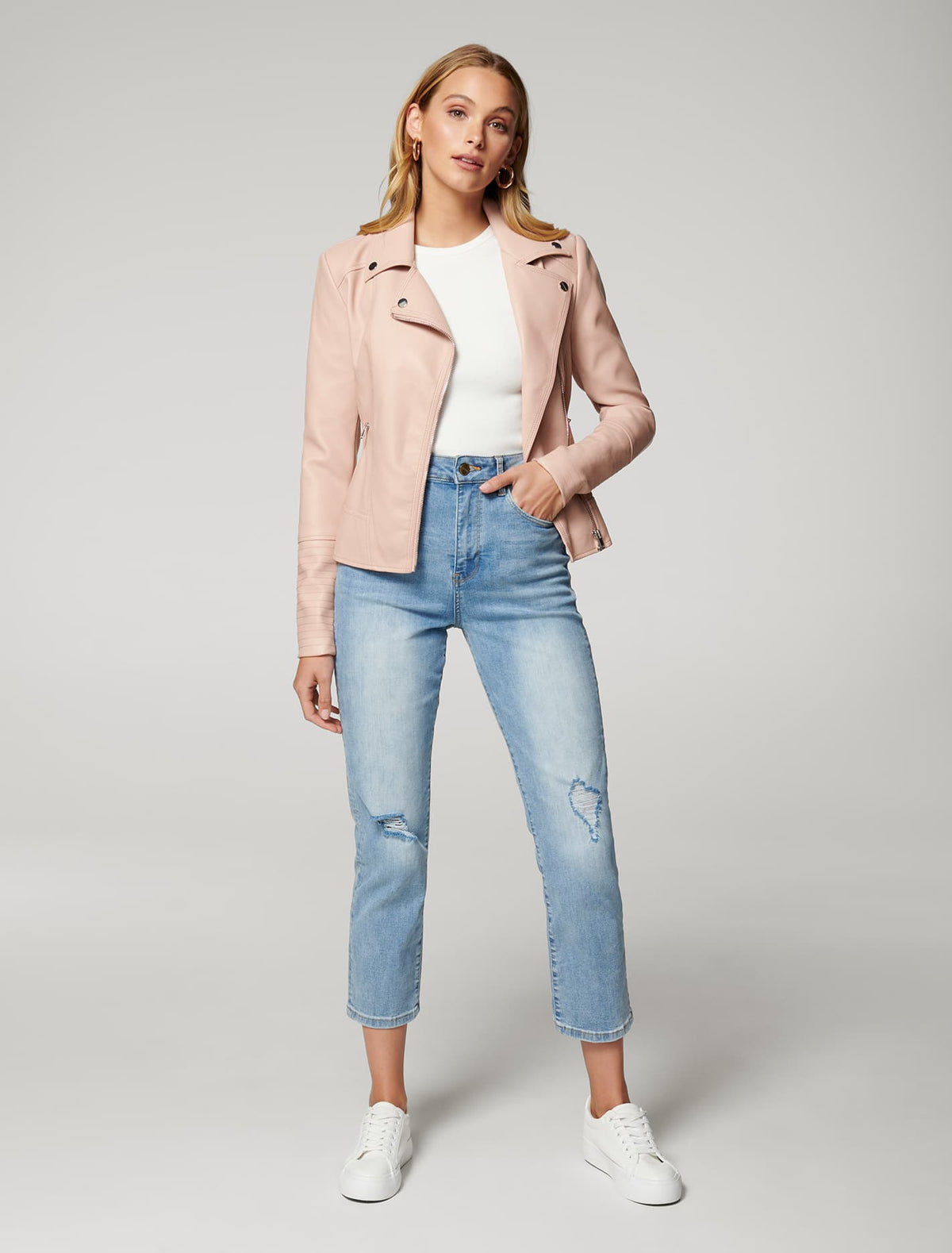 Bobbie Fitted biker Soft Romance
