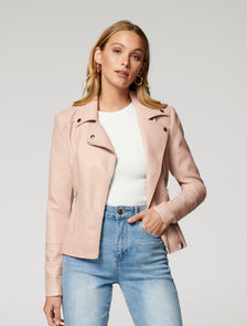 Bobbie Fitted biker Soft Romance
