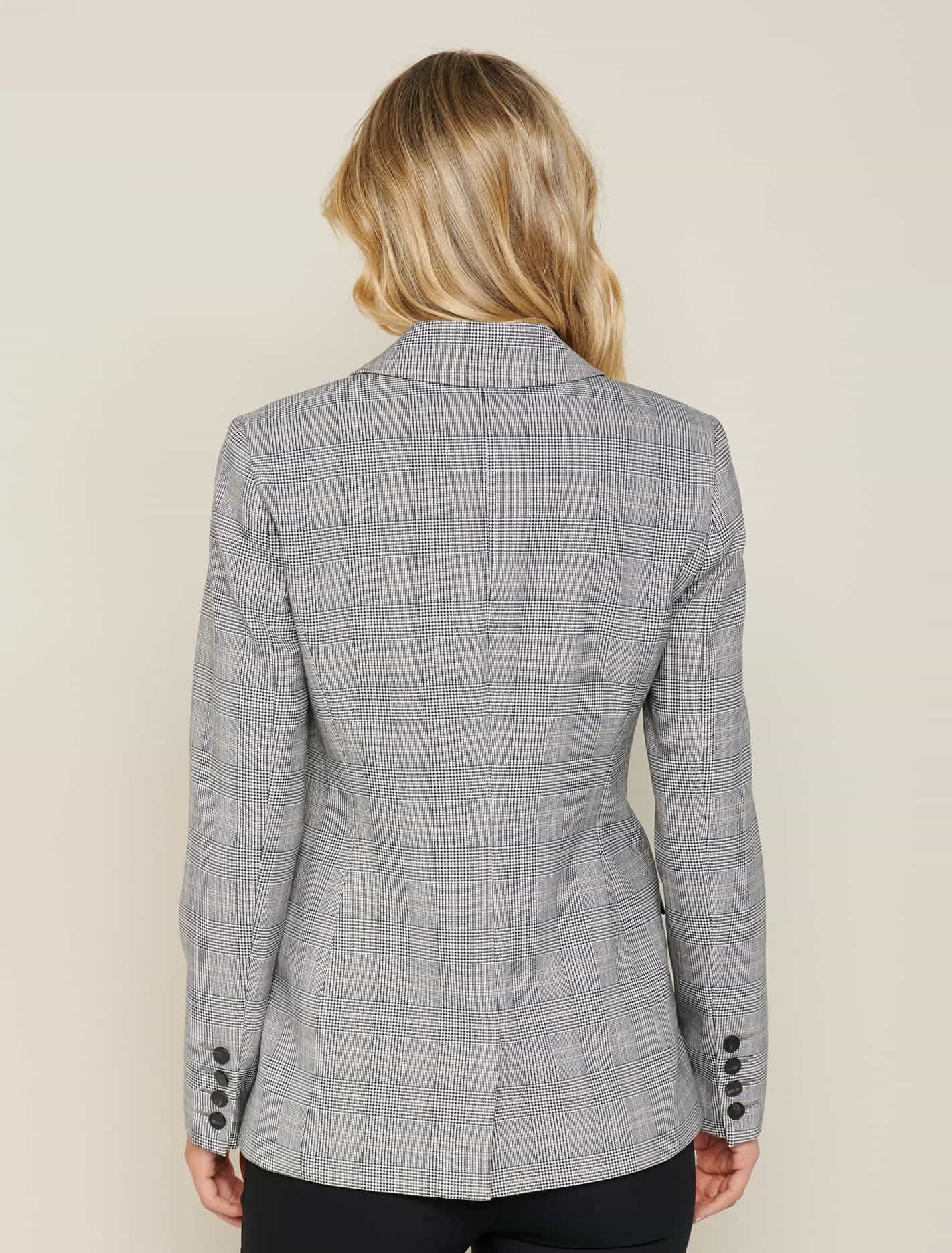 Olivia check blazer
