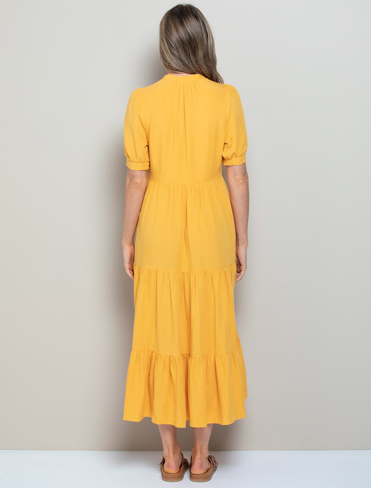 Camilla Tiered Shirt Dress TBC
