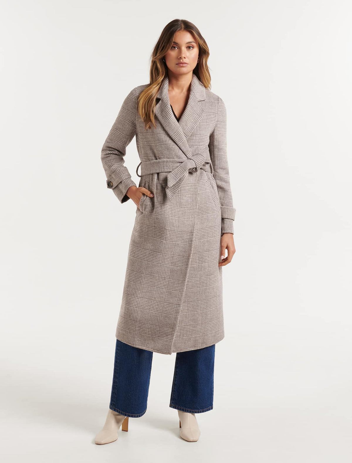 Bella Check Coat