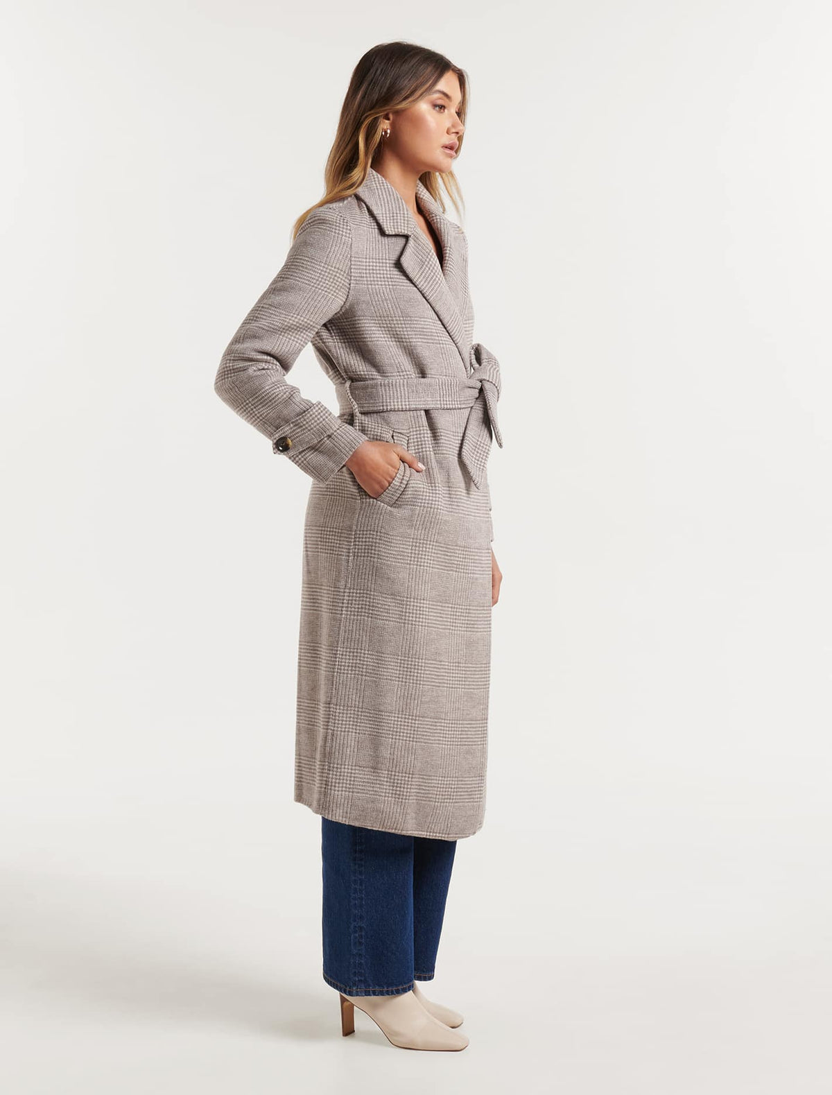 Bella Check Coat