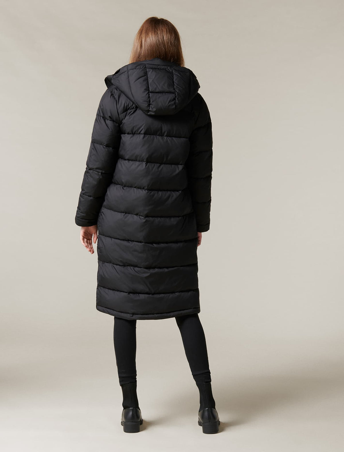 Natasha Long puffa Black