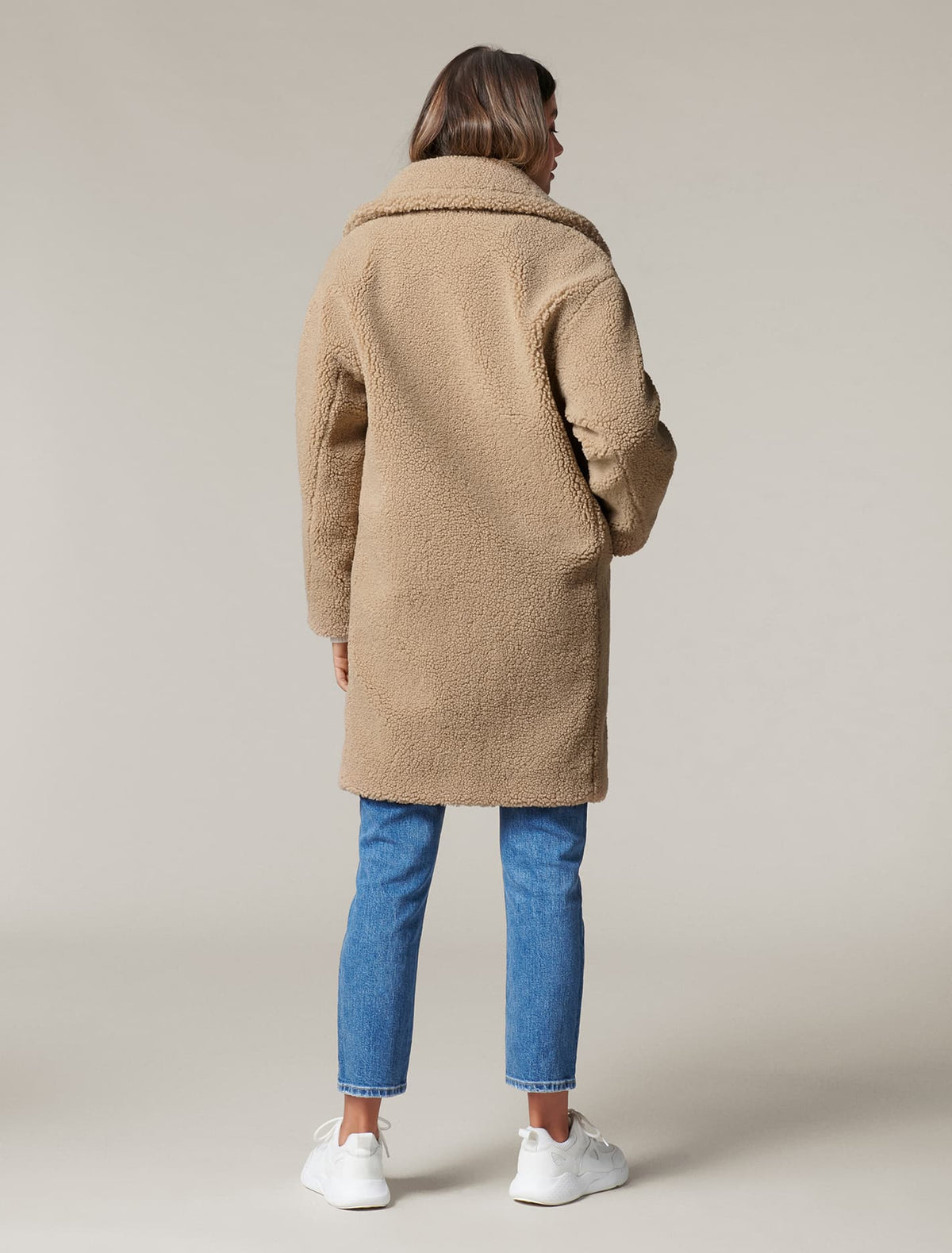 Bella Borg coat Biscuit