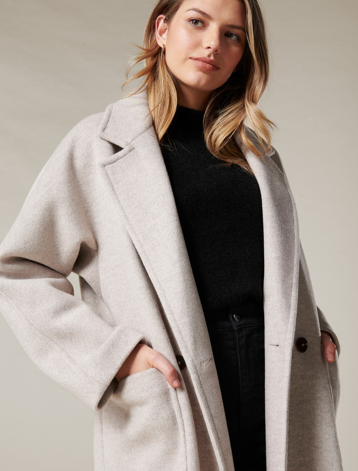 Gem  overcoat Soft Oatmeal